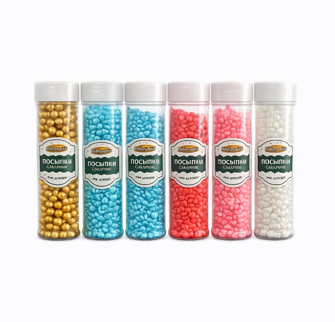 Baking Tech Сердечки цветные 120г