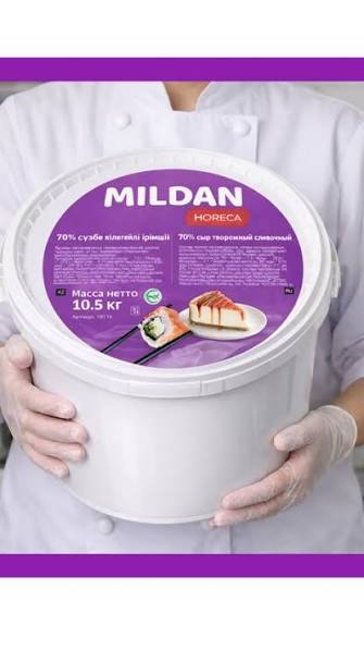 Сыр творожный сливочный 70% MILDAN 10.5кг Булоруссия